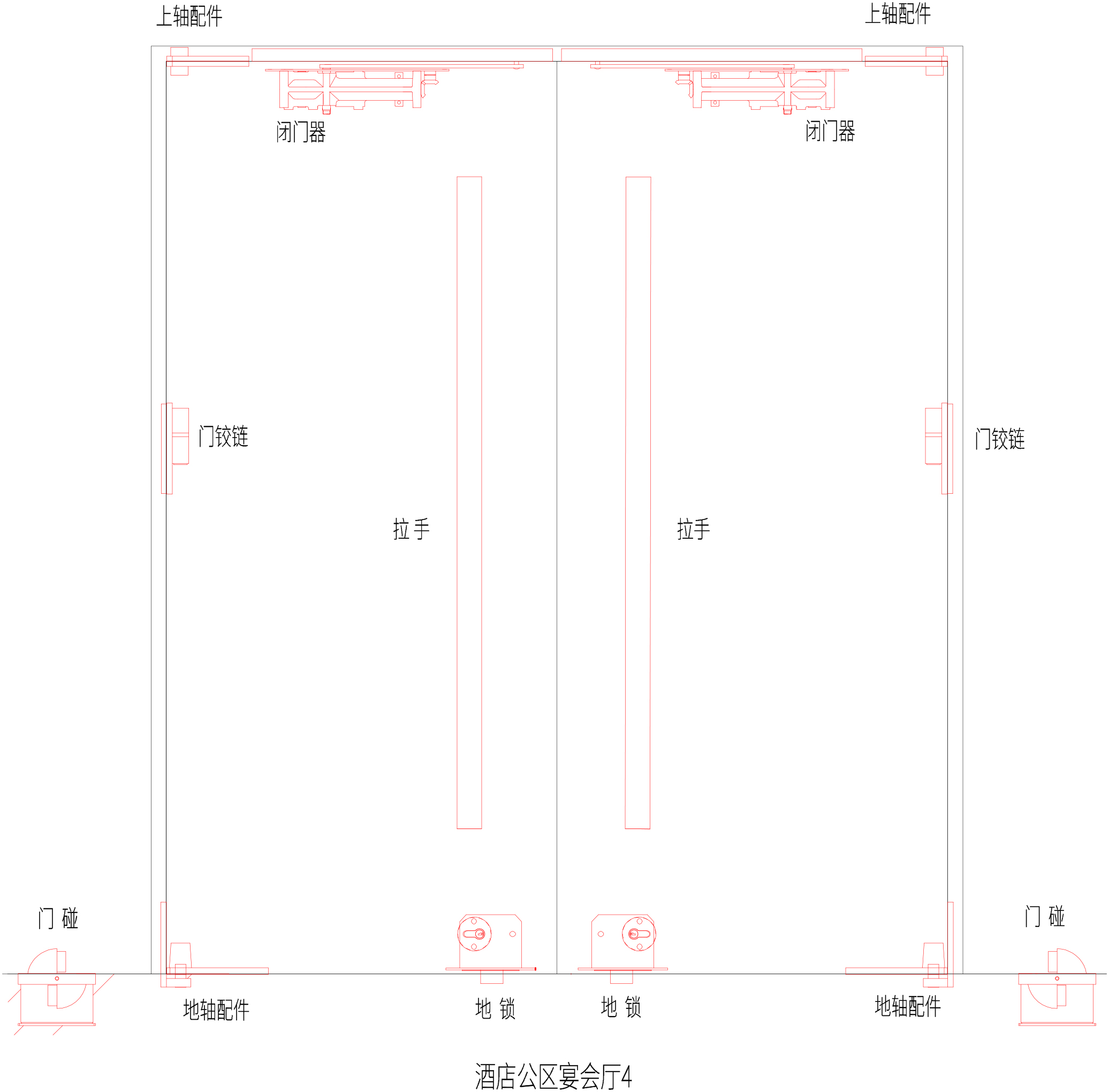 宴会厅,会议室双开门4